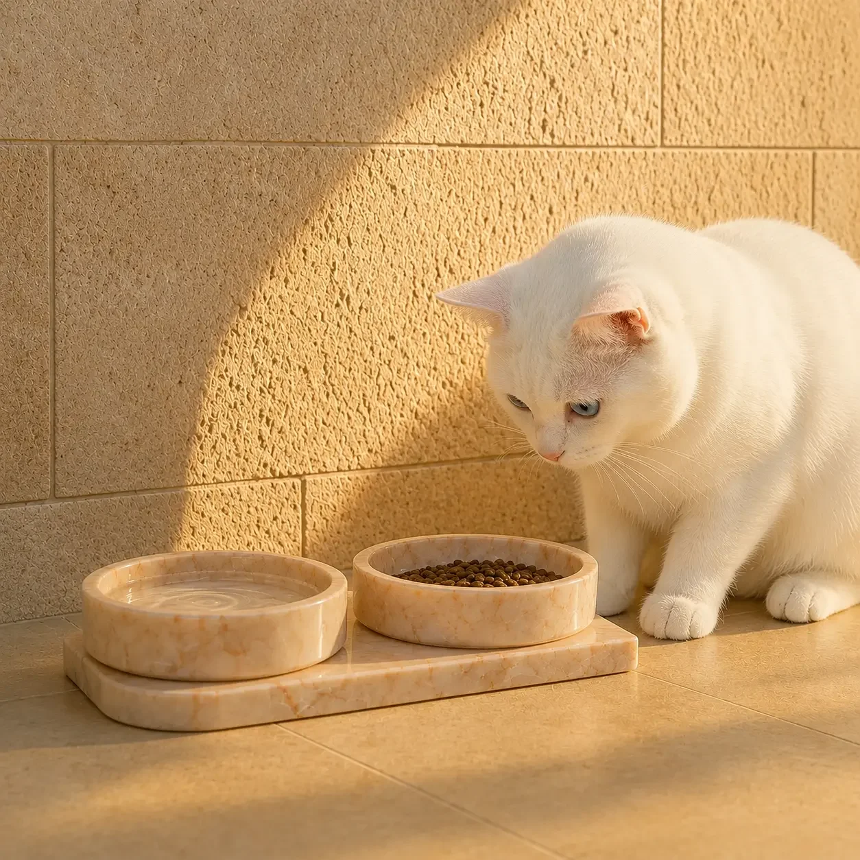 Custom marble and travertine bowls for wholesale OEM stone product programs China