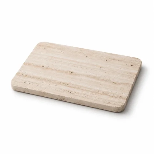 Wholesale Natural Travertine Marble Serving Tray OEM Manufacturer China