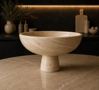 Natural Pedestal bowl, Kitchen & Table Decor 썸네일 2