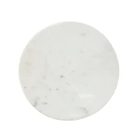 صورة مصغرة 3 للمنتج C-Shaped Marble Top Side Table with Gold Metal Frame
