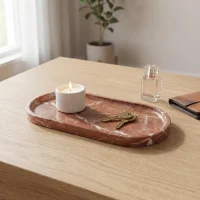Natural Rosso Alicante Oval Tray thumbnail 2