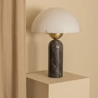 Black Marble Table Lamp thumbnail 2