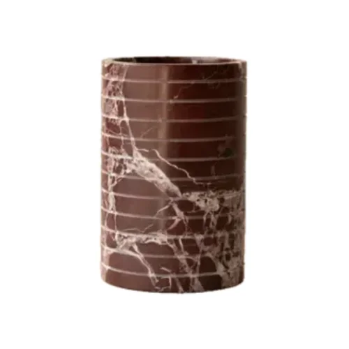 Wholesale Rosso Levanto Marble Flower Vase OEM Manufacturer China