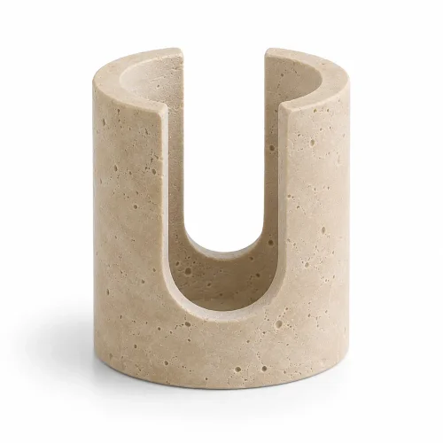 Wholesale Natural Beige Travertine Slot Sponge Holder for Kitchen Counter OEM Manufacturer China