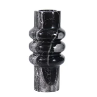 Natural Marble Cylindrical Threaded Vase 썸네일 1