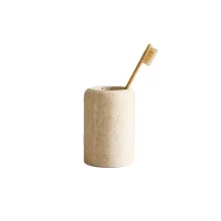 Natural Travertine Toothbrush Holder 썸네일 2