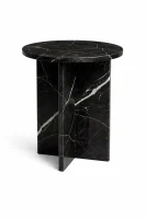 Round Top Marble Accent Table, miniatura 2