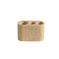 Natural Marble 3/4-hole Toothbrush Holder 썸네일 1