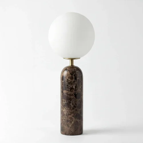 Brown marble table lamp manufacturer for wholesale and private label