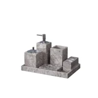Natural Marble Bathroom Accessories Set 썸네일 2