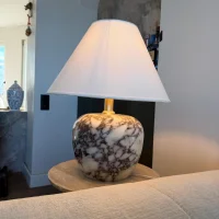 Calacatta Viola Marble Accent Lamp thumbnail 2