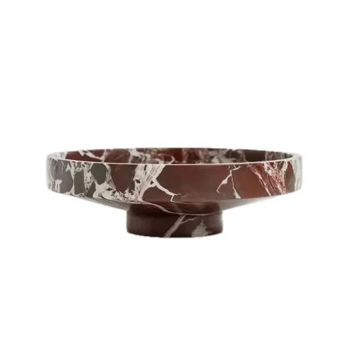 Wholesale Rosso Levanto Marble Fruit Bowl OEM Manufacturer China