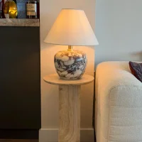 Calacatta Viola Marble Accent Lamp thumbnail 1