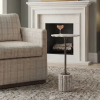 صورة مصغرة 2 للمنتج Scalloped Marble Drink Table