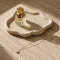 Natural Beige Travertine Jewelry Tray, Vorschaubild 2