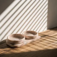 Natural Marble Pet Bowls thumbnail 2