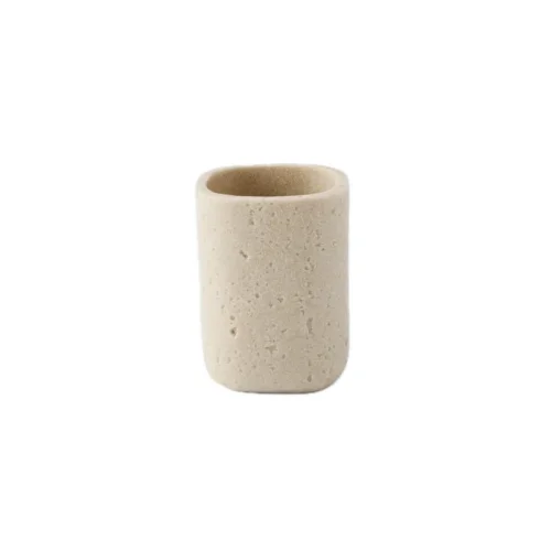 Wholesale Natural Travertine Toothbrush Holder OEM Manufacturer China
