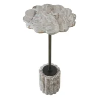 صورة مصغرة 3 للمنتج Scalloped Marble Drink Table