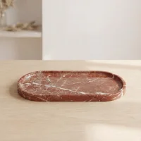 Natural Rosso Alicante Oval Tray thumbnail 3
