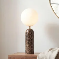 Brown Marble Table Lamp thumbnail 2