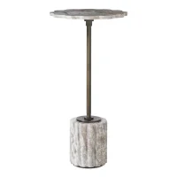 صورة مصغرة 1 للمنتج Scalloped Marble Drink Table