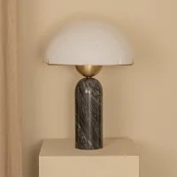 Black Marble Table Lamp thumbnail 1