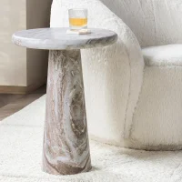 Round Marble Accent Table, Vorschaubild 3