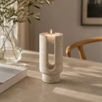Natural Travertine Candle Jar 썸네일 2