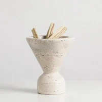 Natural Travertine Incense burner, miniatura 2