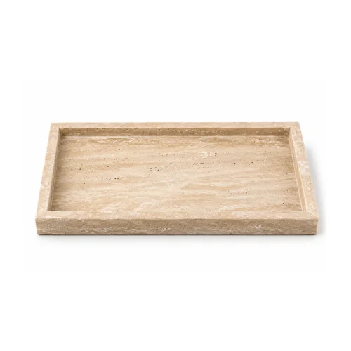 Wholesale Natural Beige Travertine Rectangular Tray OEM Manufacturer China