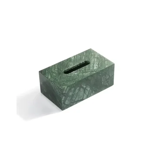 Wholesale Natural Marble Bathroom Rectangular Tissue Box OEM Manufacturer China